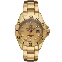 OROLOGIO DA POLSO LIGHT TIME Mod. DIVER GOLD ALUMINIUM