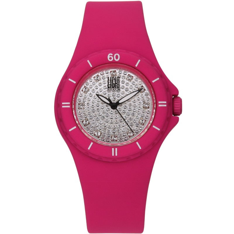 OROLOGIO DA POLSO LIGHT TIME Mod. LADY DIVER - Pink