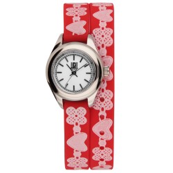 OROLOGIO DA POLSO LIGHT TIME Mod. ROCOCO - Red