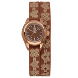 OROLOGIO DA POLSO LIGHT TIME Mod. ROCOCO - Brown