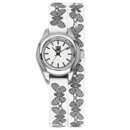 OROLOGIO DA POLSO LIGHT TIME Mod. ROCOCO - White