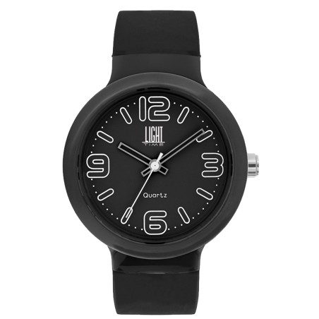 OROLOGIO DA POLSO LIGHT TIME Mod. EUROPE - Black