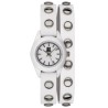 OROLOGIO DA POLSO LIGHT TIME Mod. PUNK - White - Silver