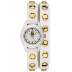 OROLOGIO DA POLSO LIGHT TIME Mod. PUNK - White / Gold