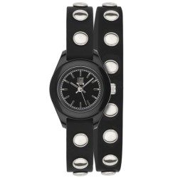 OROLOGIO DA POLSO LIGHT TIME Mod. PUNK - Black - Silver