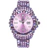 OROLOGIO DA POLSO LIGHT TIME Mod. MEDITERRANEO - Full Strass / Pink