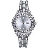 OROLOGIO DA POLSO LIGHT TIME Mod. MEDITERRANEO - Full Strass / Silver