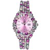 OROLOGIO DA POLSO LIGHT TIME Mod. MEDITERRANEO - Full Strass / Pink