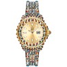 OROLOGIO DA POLSO LIGHT TIME Mod. MEDITERRANEO - Full Strass / Gold