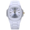 OROLOGIO DA POLSO LIGHT TIME Mod. VELVET NAUTILUS - White