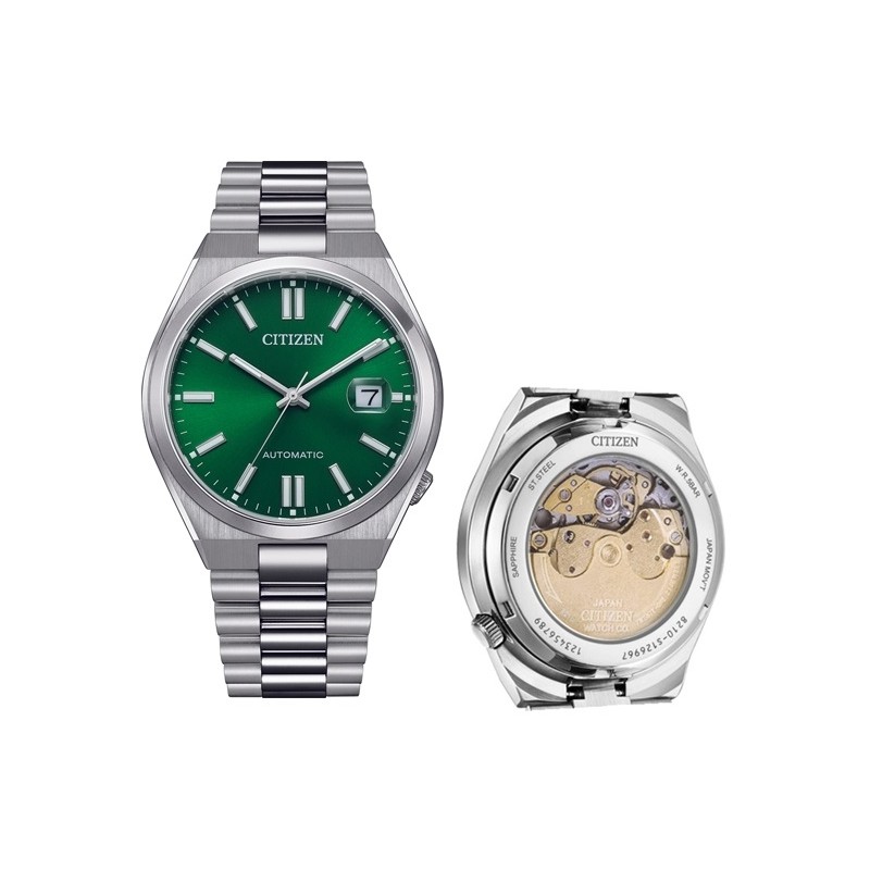 OROLOGIO DA POLSO CITIZEN Mod. TSUYOSA Automatic - FOREST GREEN