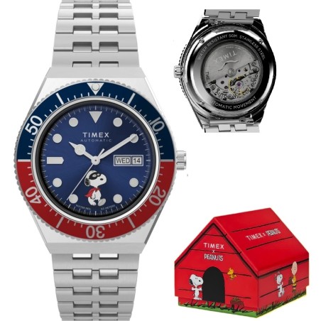 TIMEX Mod. PEANUTS COLLECTION - M79 Automatic - Snoopy - Special Pack OROLOGIO DA POLSO