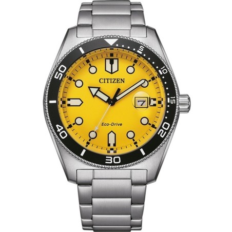 OROLOGIO DA POLSO CITIZEN Mod. OF COLLECTION - MARINE 1760 Eco Drive - Yellow