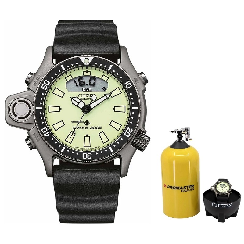 CITIZEN Mod. PROMASTER AQUALAND - DIVER'S - ISO 6425 Certified - Special Pack OROLOGIO DA POLSO