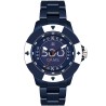 LIGHT TIME Mod. POKER - Blue / White OROLOGIO DA POLSO