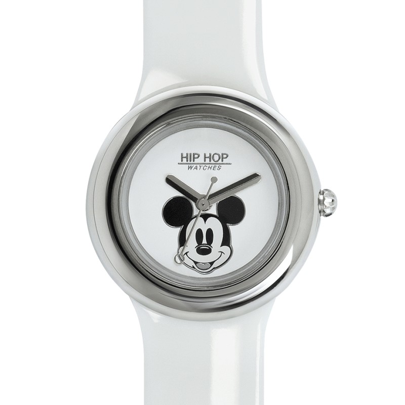 OROLOGIO DA POLSO HIP HOP DISNEY COLLECTION Mod. MICKEY METAL WHITE