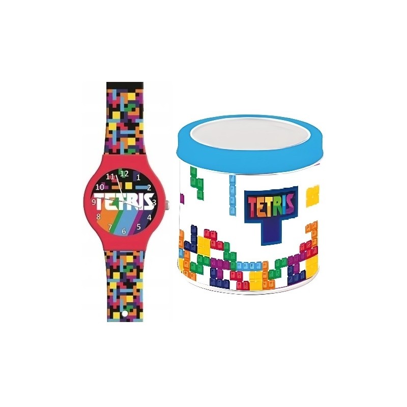 OROLOGIO DA POLSO TETRIS KID WATCH Mod. 8003024 - Tin Box ***Special Price***