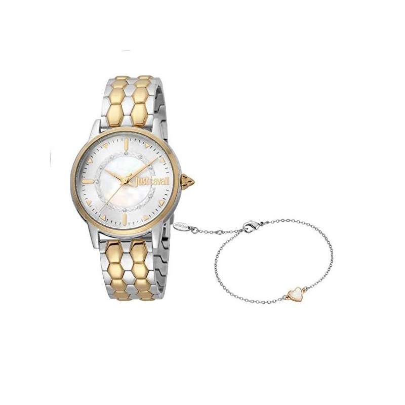 JUST CAVALLI TIME Mod. EMOZIONI Special Pack + Bracelet OROLOGIO DA POLSO