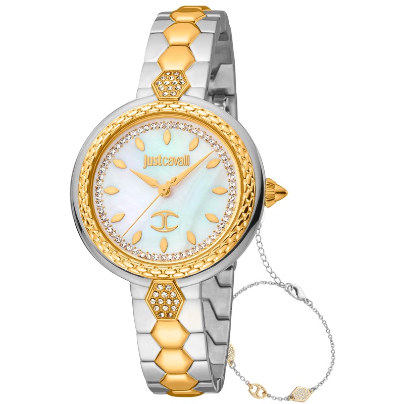 JUST CAVALLI Mod. JC1L205M0085 - Special Pack + Bracelet OROLOGIO DA POLSO