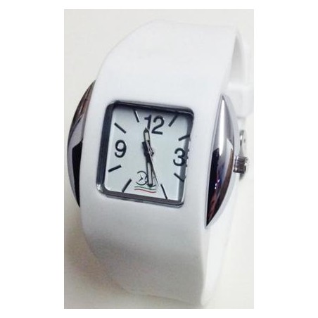 OROLOGIO DA POLSO OVERCLOCK'S Mod. GENT ROUND LARGE WHITE ***SPECIAL PRICE***