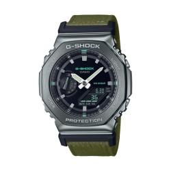 OROLOGIO DA POLSO CASIO G-SHOCK Mod. OAK  METAL COVERED - UTILITY SERIE KHAKI GREEN