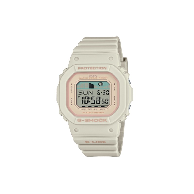 OROLOGIO DA POLSO CASIO G-SHOCK Mod. G-LIDE White - SURF TIDE GRAPHS