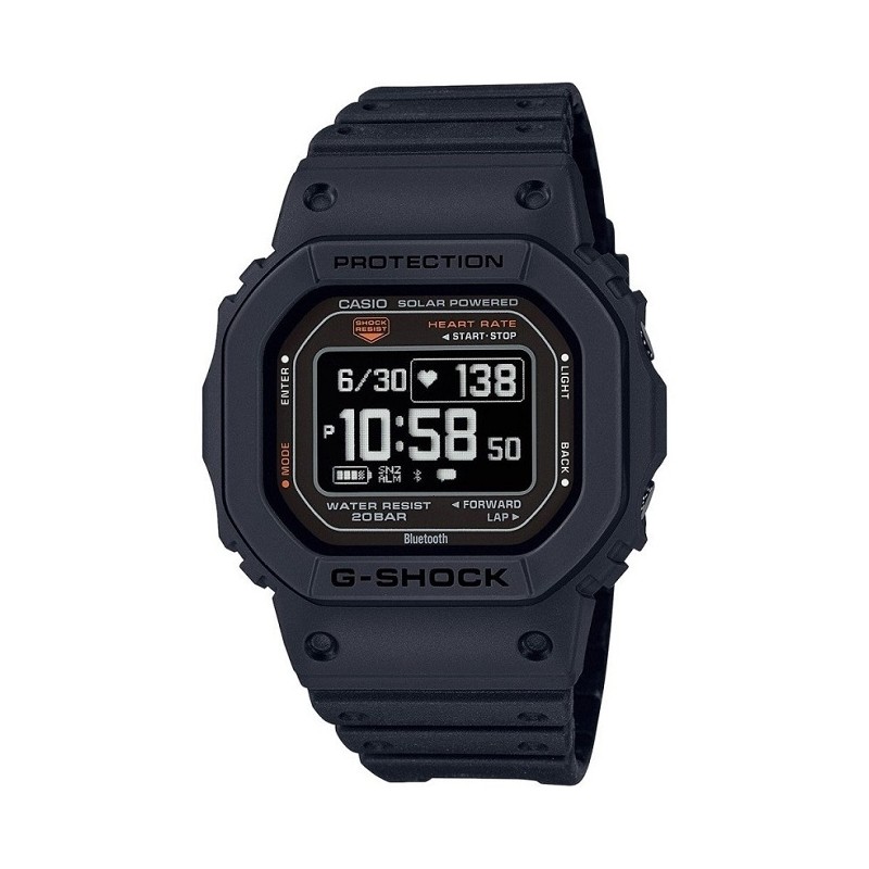 OROLOGIO DA POLSO CASIO G-SHOCK Mod. G-SQUAD THE ORIGIN Black - HEART RATE SERIE