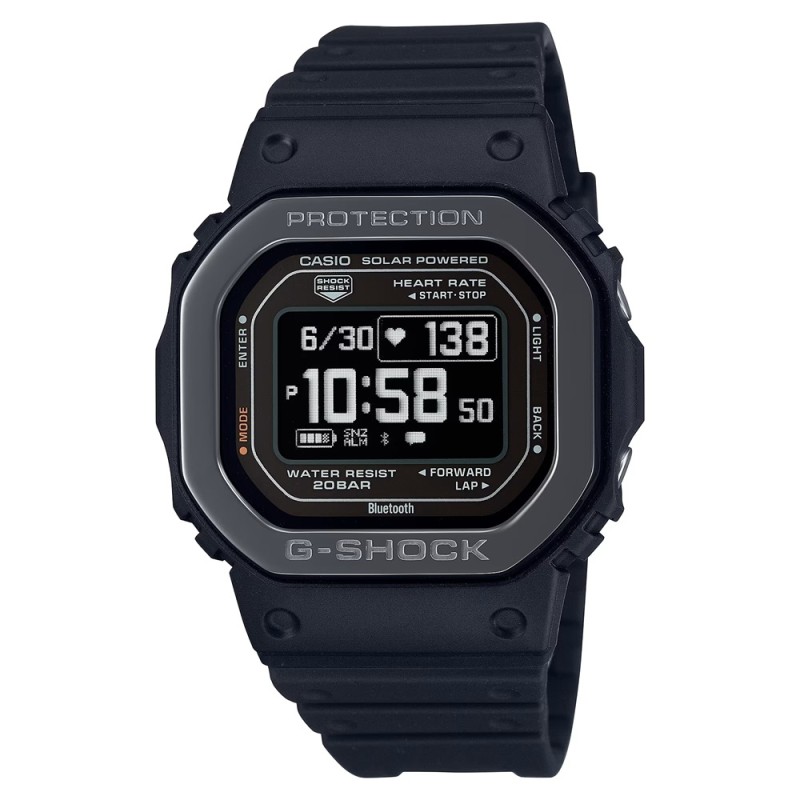 OROLOGIO DA POLSO CASIO G-SHOCK Mod. G-SQUAD THE ORIGIN Black Metal-Huretane bezel