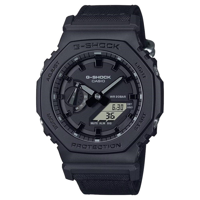 OROLOGIO DA POLSO CASIO G-SHOCK Mod. OAK - BLACK CORDURA ECO FABRIC STRAP SERIE