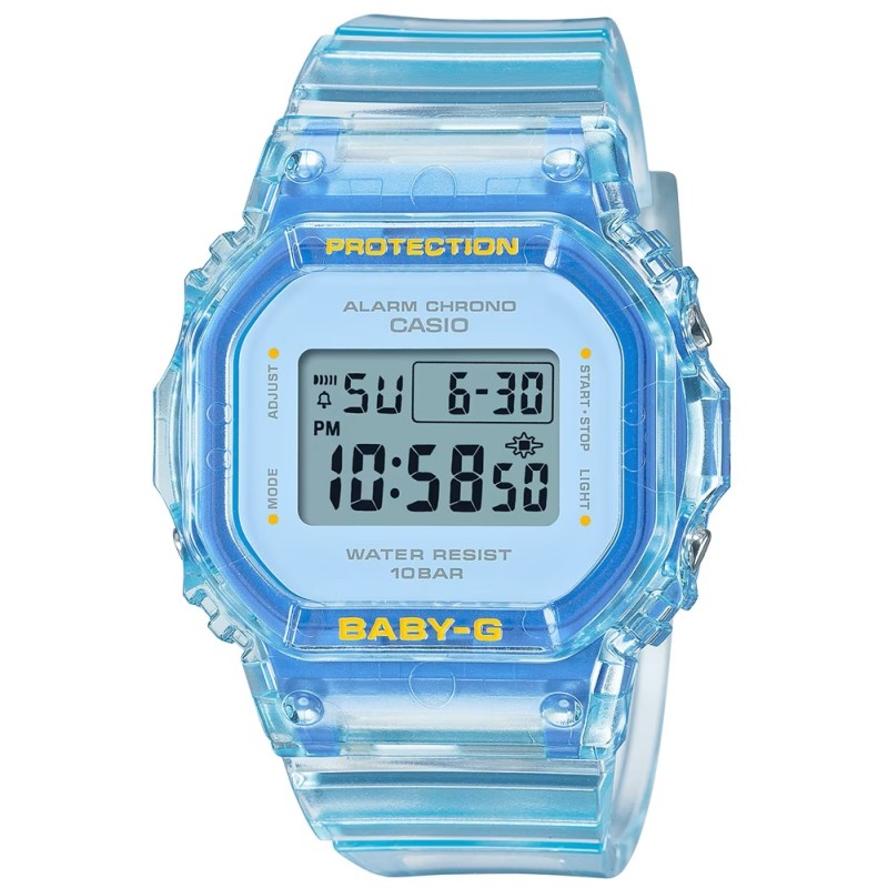 OROLOGIO DA POLSO CASIO BABY-G - SUMMER JELLY SERIE - Light Blue