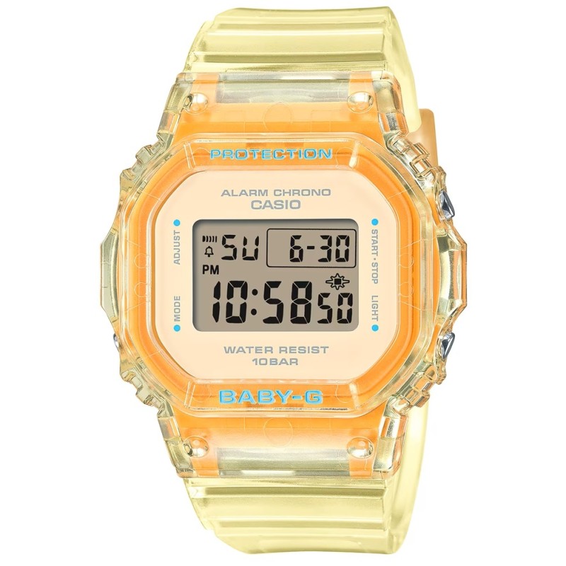 OROLOGIO DA POLSO CASIO BABY-G - SUMMER JELLY SERIE - Yellow