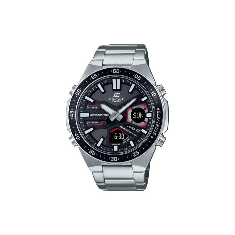 OROLOGIO DA POLSO CASIO EDIFICE Mod. CLASSIC ANA-DIGIT - 10 YEAR BATTERY