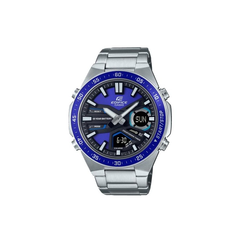 OROLOGIO DA POLSO CASIO EDIFICE Mod. CLASSIC ANA-DIGIT - 10 YEAR BATTERY