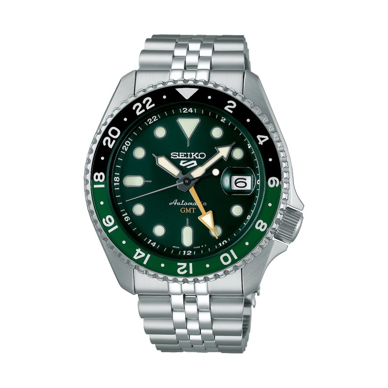 SEIKO 5 SPORTS Mod. GMT AUTOMATIC GREEN OROLOGIO DA POLSO