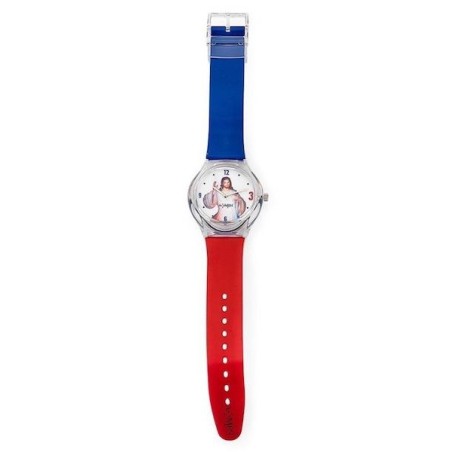 OROLOGIO DA POLSO AMEN Mod. GESÃ™ Rosso Blu